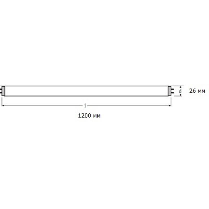 Лампа люминесцентная Osram люминесц. L 36W/640 G13 4000К хол.бел. 25шт/уп