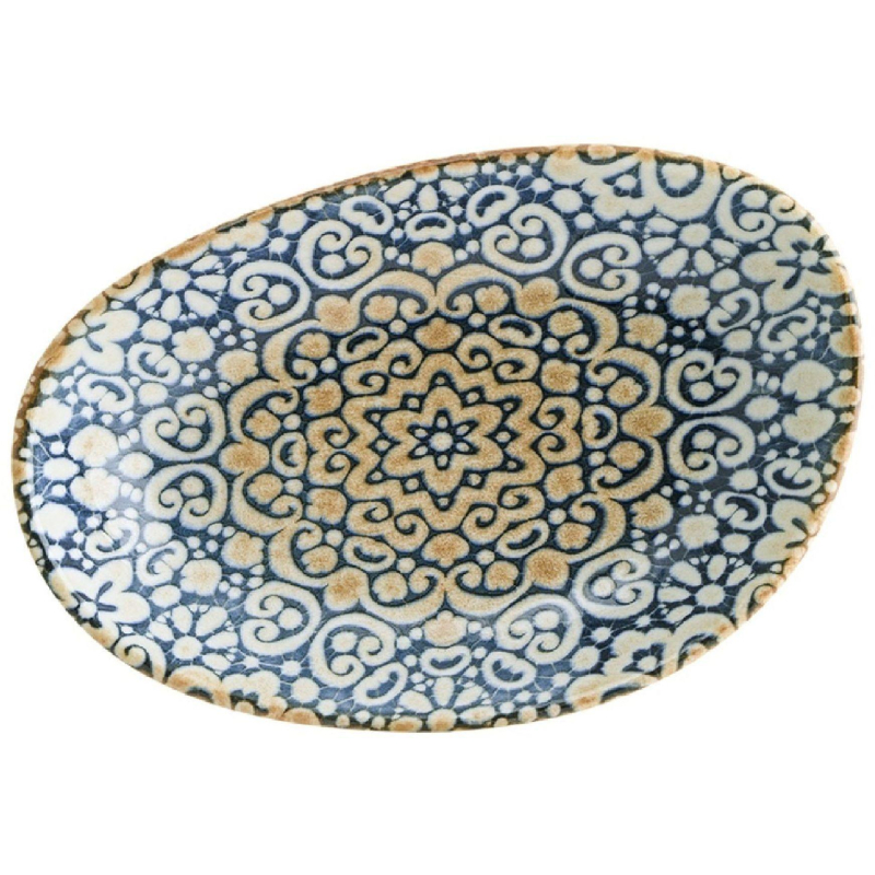 Салатник овальный Альхамбра, фарфоровый, 150х100 мм. 140 мл., (66806)