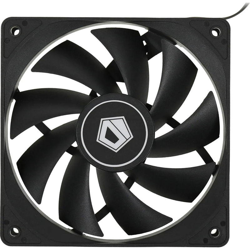 Вентилятор ID-Cooling FL-12025K 120x120mm черный 3-pin 21dB 145gr Ret