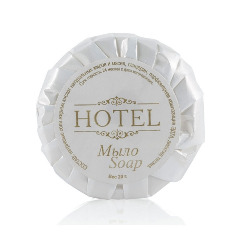 Мыло туалетное HOTEL 20г,гофре,300шт