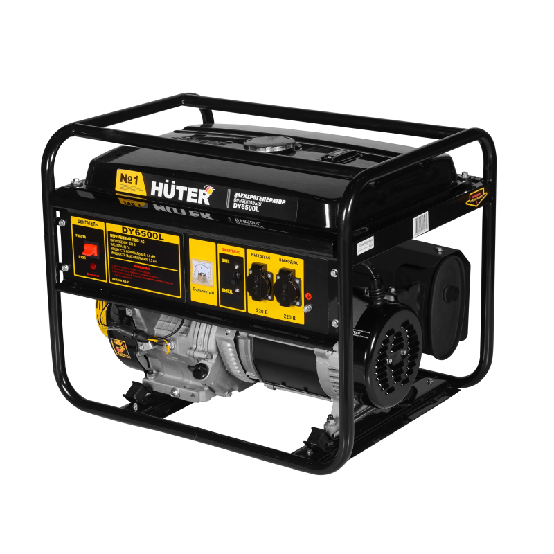 Генератор бензиновый HUTER DY6500L, 5.0кВт (64/1/6)
