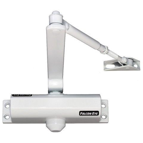 Доводчик FALCON EYE FE-B4W на дверь 65-85 кг, белый