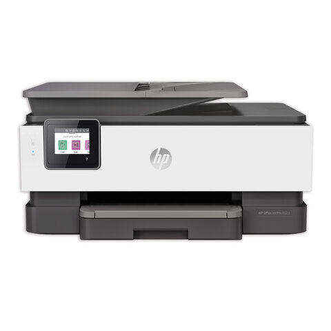 МФУ струйное HP OfficeJet Pro 8023 "3 в 1" A4, 29 стр./мин, 20000 стр./месяц, 1200х1200, ДУПЛЕКС, Wi-Fi, сетевая карта