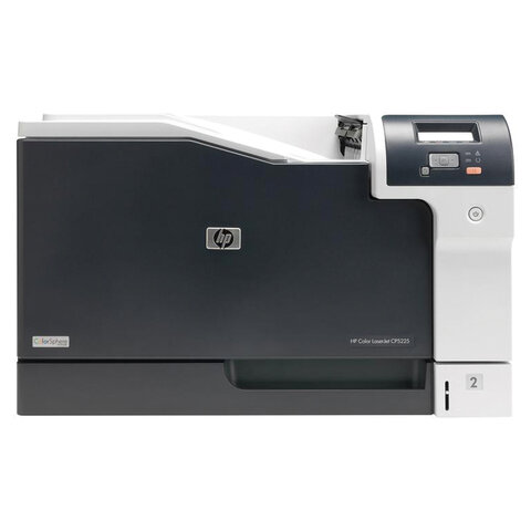 Принтер лазерный ЦВЕТНОЙ HP Color LaserJet CP5225dn, А3, 20 стр./мин., 75000 стр./мес., ДУПЛЕКС, сетевая карта