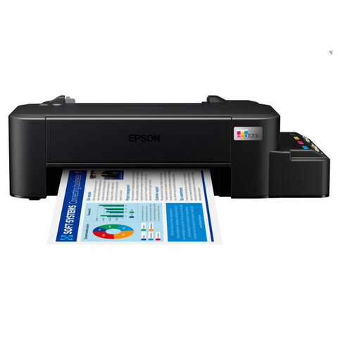 Принтер струйный EPSON L121, А4, 9 стр./мин (ч/б), 4,8 стр./мин (цв.), 720 x 720 dpi