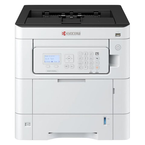 Принтер лазерный ЦВЕТНОЙ KYOCERA ECOSYS PA3500cx А4, 35 стр./мин., 100000 стр./мес., ДУПЛЕКС, сетевая карта