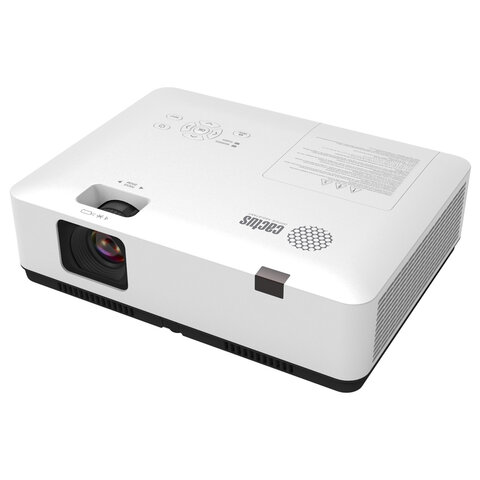 Проектор CACTUS CS-S2.WT, 3 LCD, 1024x768, 16:9, 4:3, 40000 лм, 15000:1, 3,26 кг