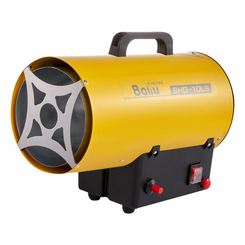 Тепловая пушка газовая BALLU BHG-10LS, 10000 Вт, 220 B, максимальный расход 1 м3/час, желтая