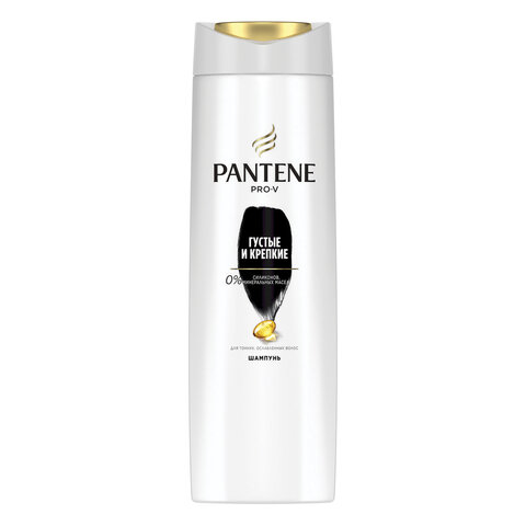 Шампунь 400 мл, PANTENE (Пантин) "Густые и крепкие", для тонких и ослабленных волос