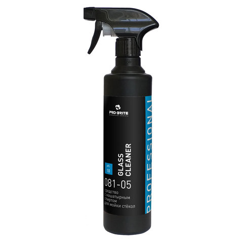 Средство для мытья стекол и зеркал 500 мл, PRO-BRITE GLASS CLEANER, распылитель