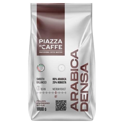 Кофе в зернах PIAZZA DEL CAFFE "Arabica Densa" 1 кг