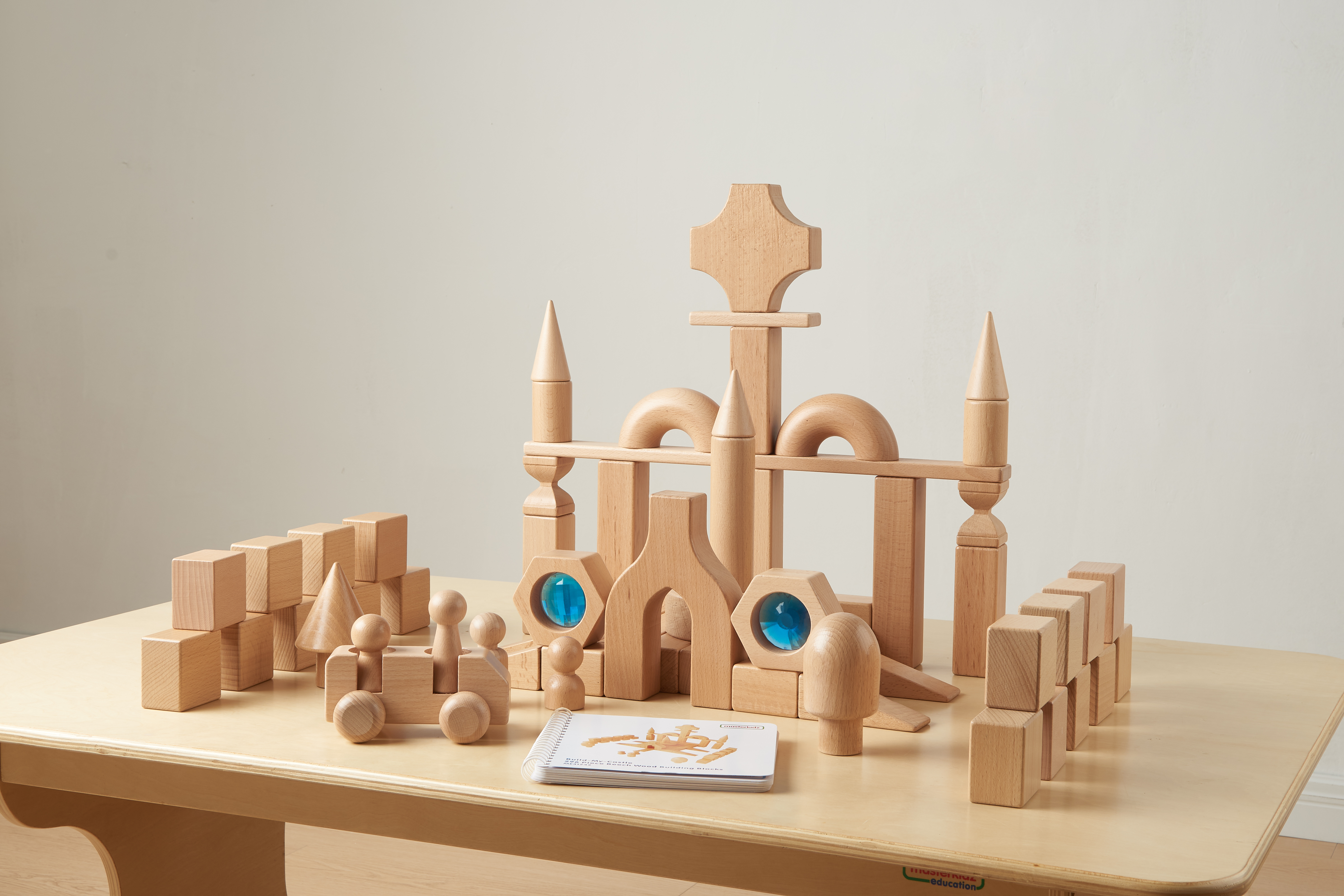 Masterkidz Строительные блоки из бука, 296 деталей