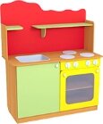 Кухня детская 950/420/1160 для детского сада из дерева
