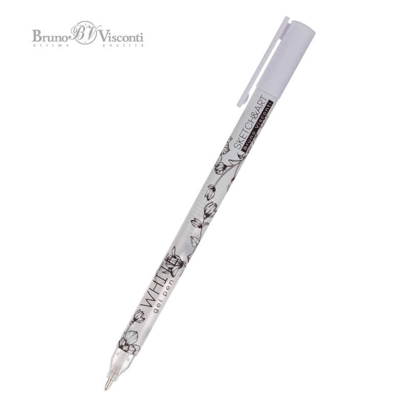 Ручка гелевая SKETCH&ARTUniWrite.WHITE  0,8мм БЕЛАЯ 20-0312/03